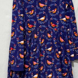 Matilda Jane Blue Bird Print Casual Dress